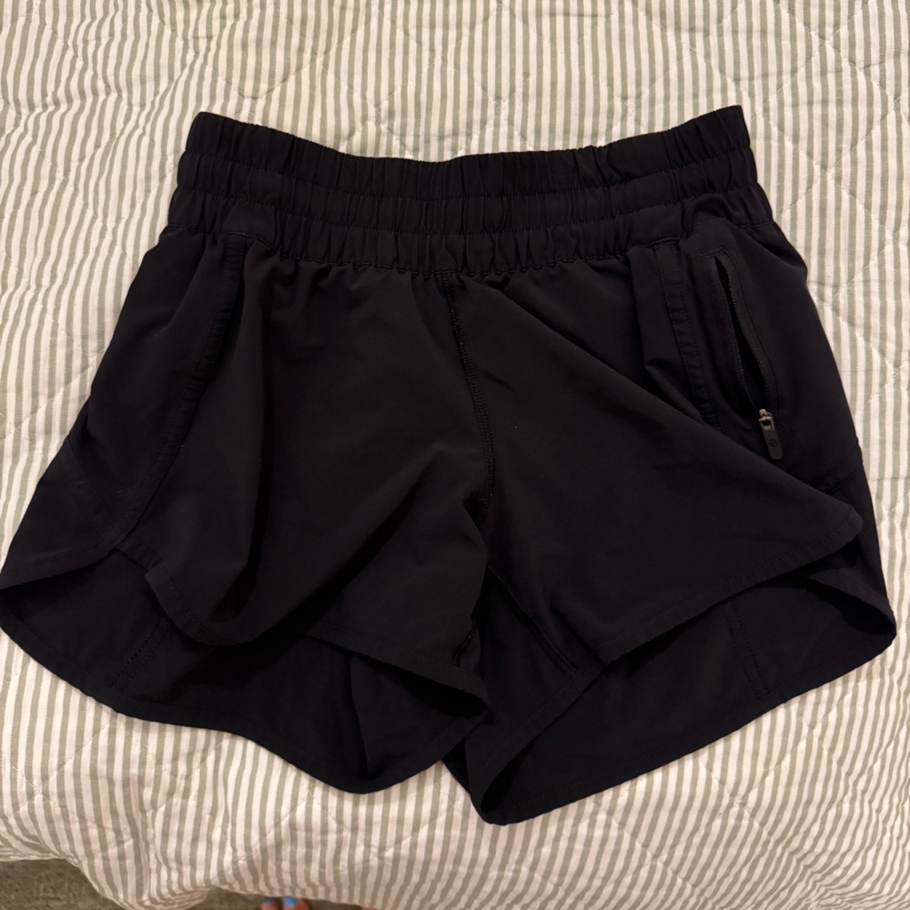 Lululemon Track That Black 5” Shorts